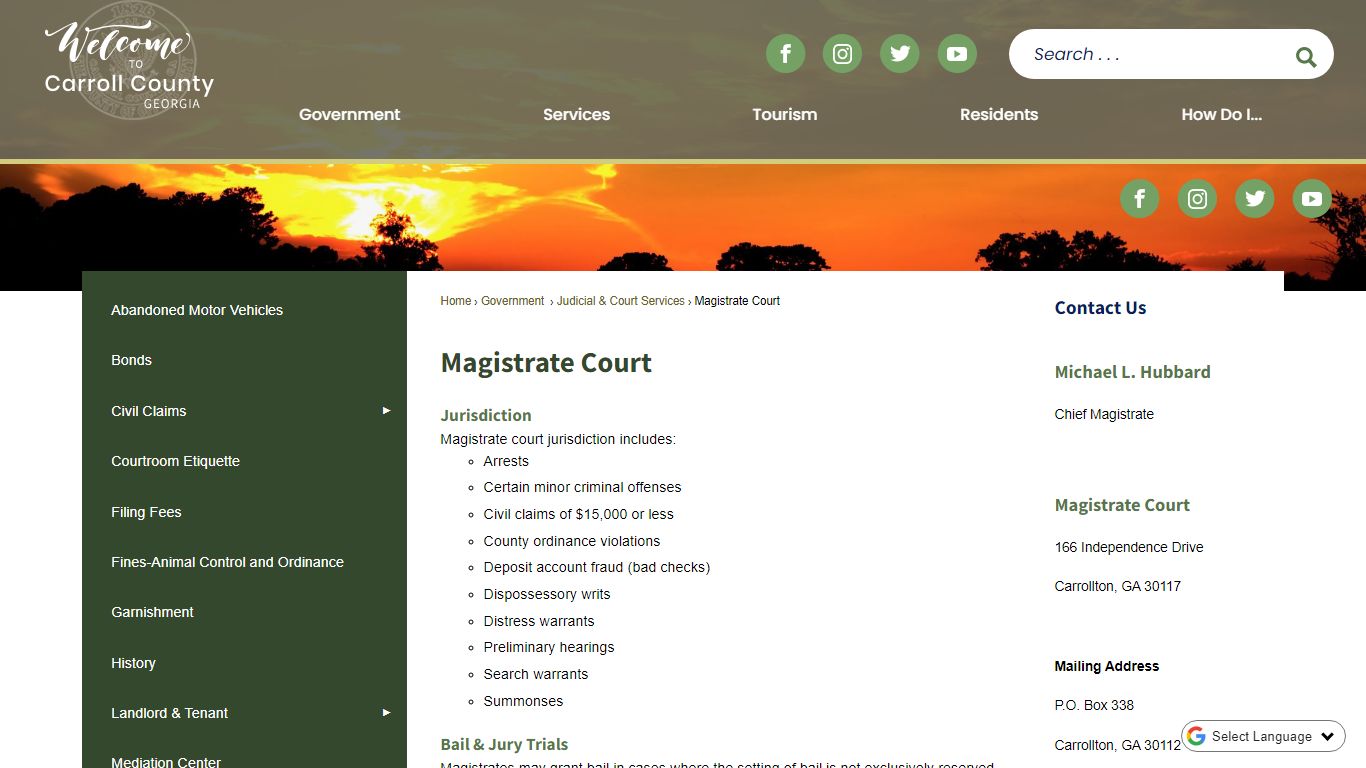 Magistrate Court | Carroll County, GA - Official Website